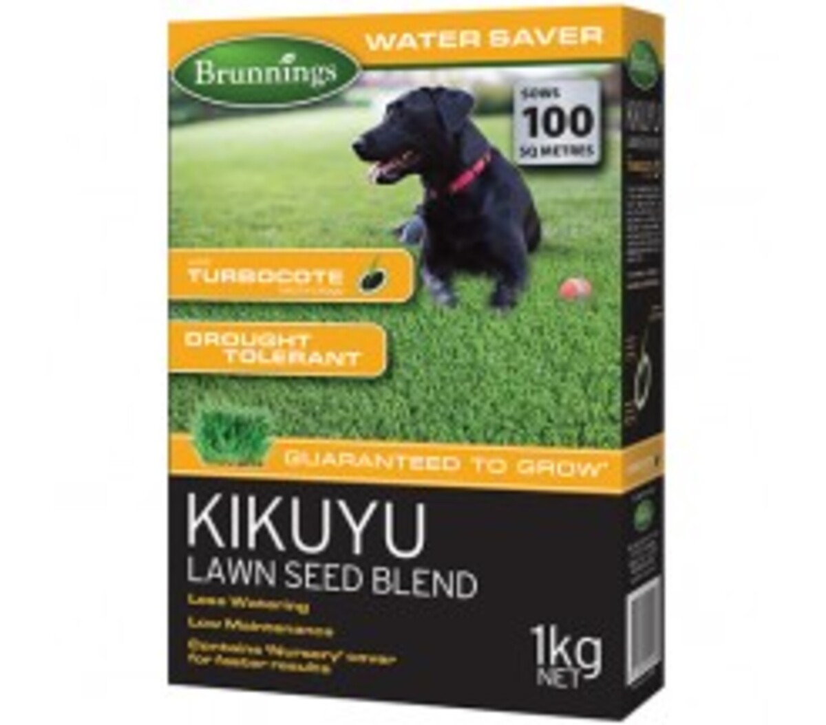 Brunnings Kikuyu Lawn Seed Blend 1kg