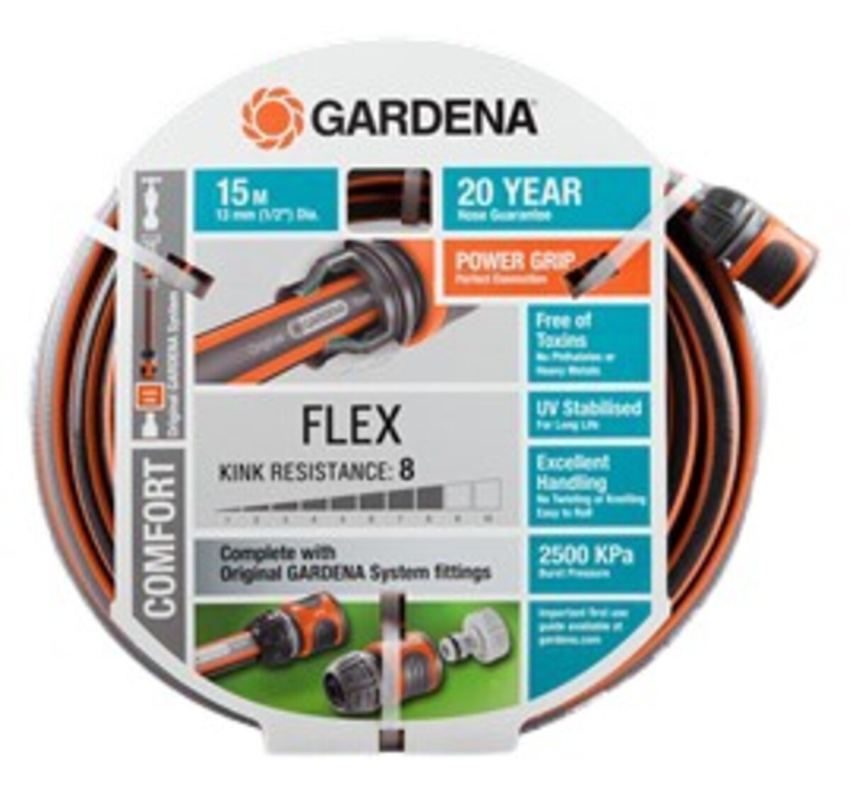 Gardena Hose - Comfort FLEX 13mm x 15m