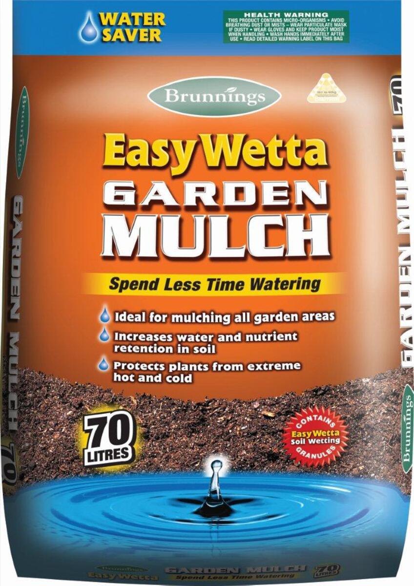 Brunnings Easy Wetta - Garden Mulch 70L