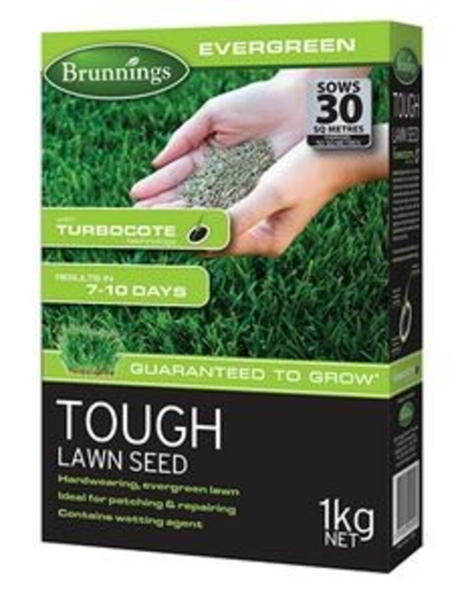 Brunnings Tough Lawn Seed 1kg