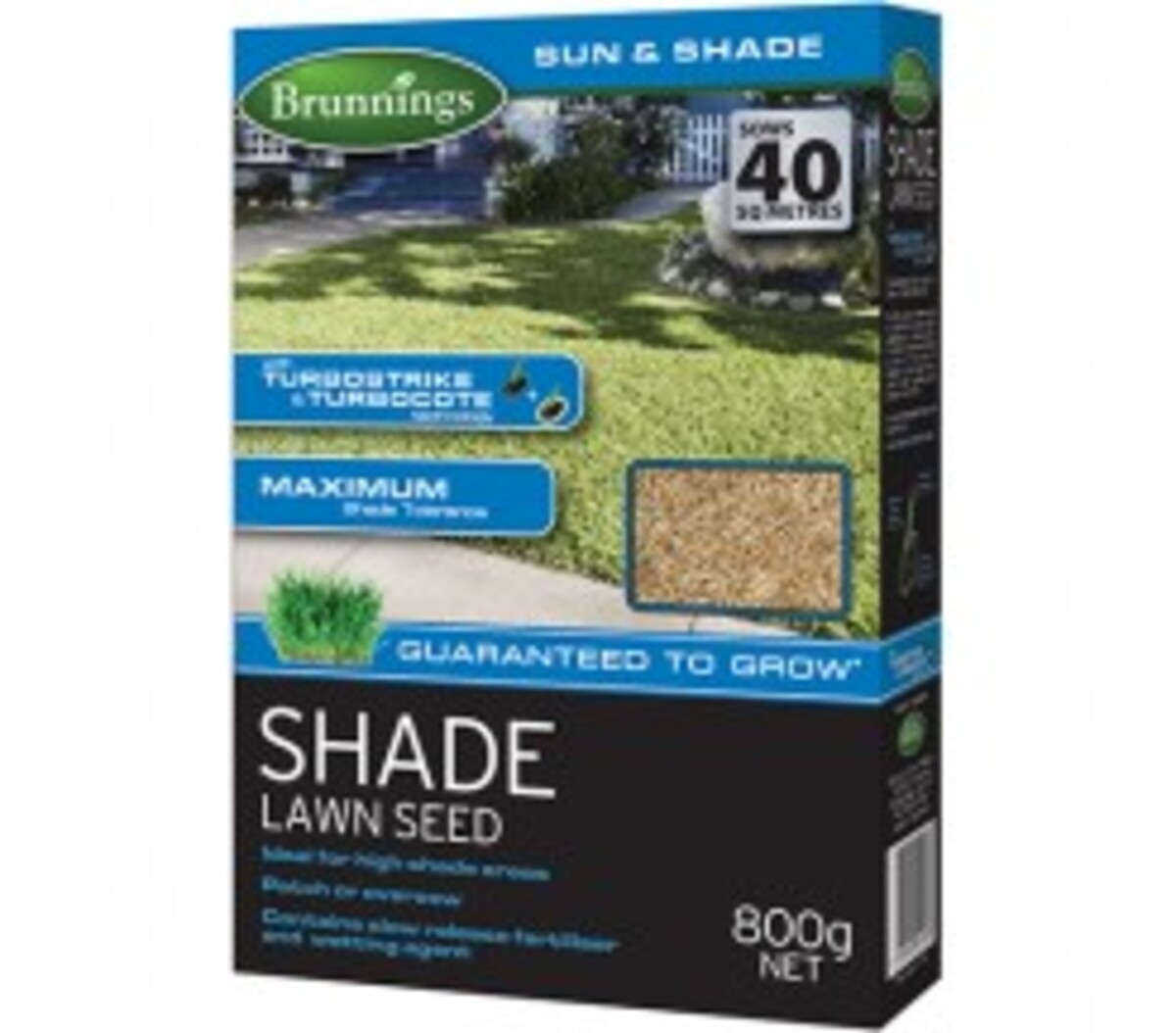 Brunnings Shade Lawn Seed 800g