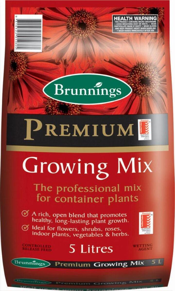 Brunnings Premium Potting Mix 5L