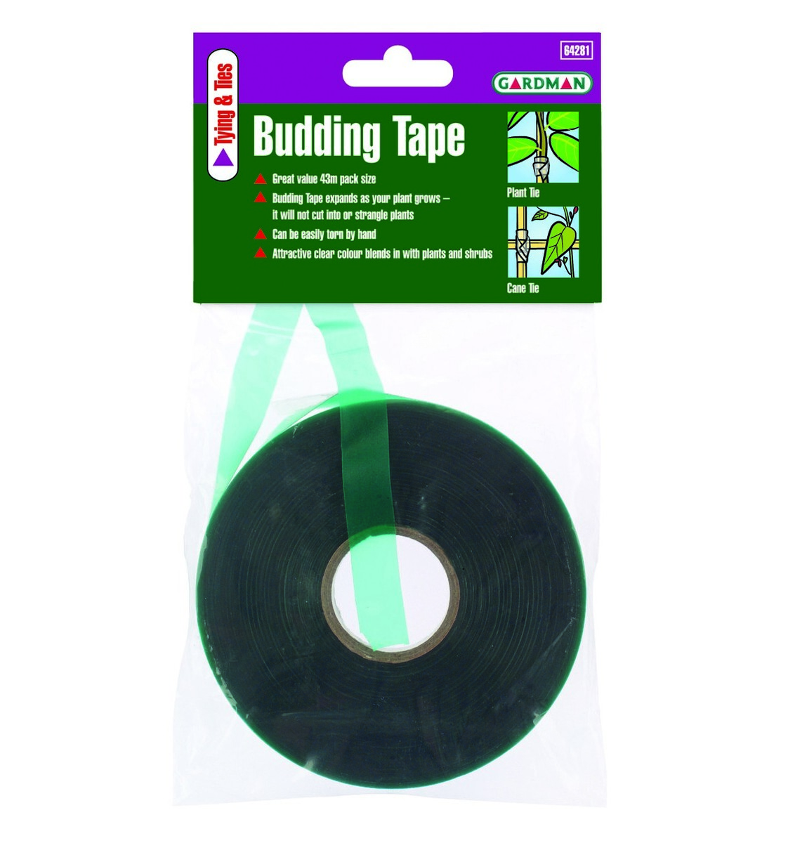 Gardman Budding Tape - Clear
