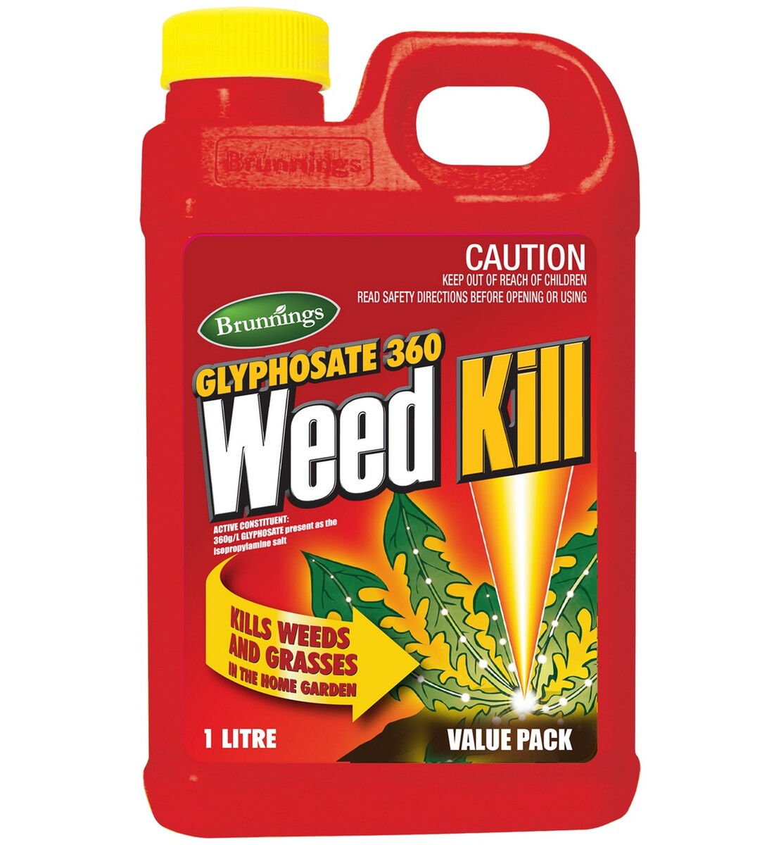 Brunnings Glyphosphate 360 Weed Killer Concentrate 1L