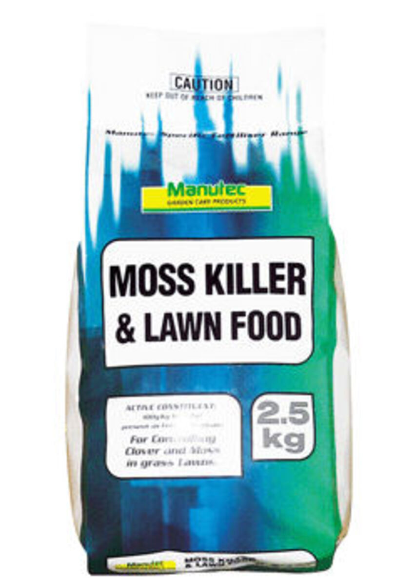 Manutec Moss Killer & Lawn Food 2.5Kg