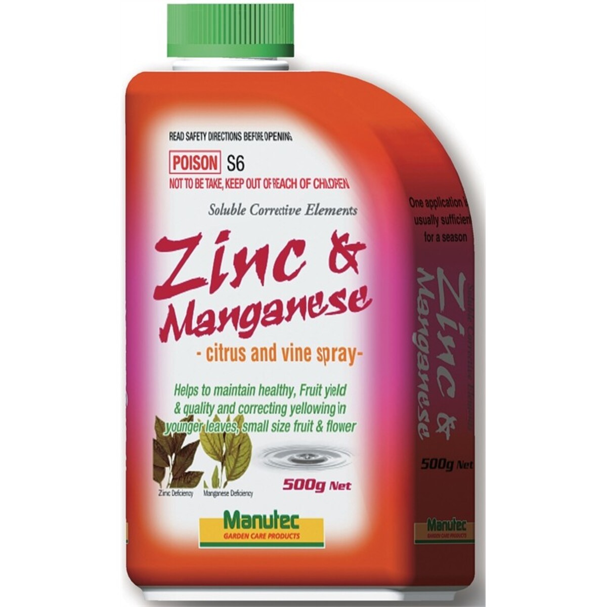 Manutec Zinc & Manganese 500g Bottle