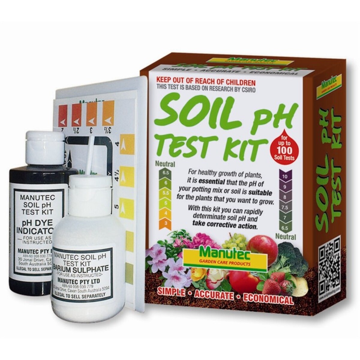 Manutec Soil pH Test Kit