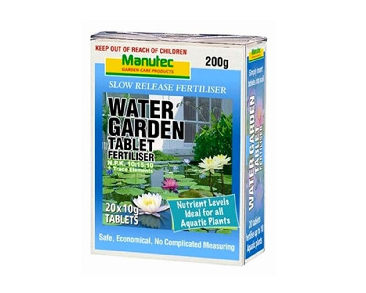 Manutec - Water Garden Tablet Fertiliser 200g