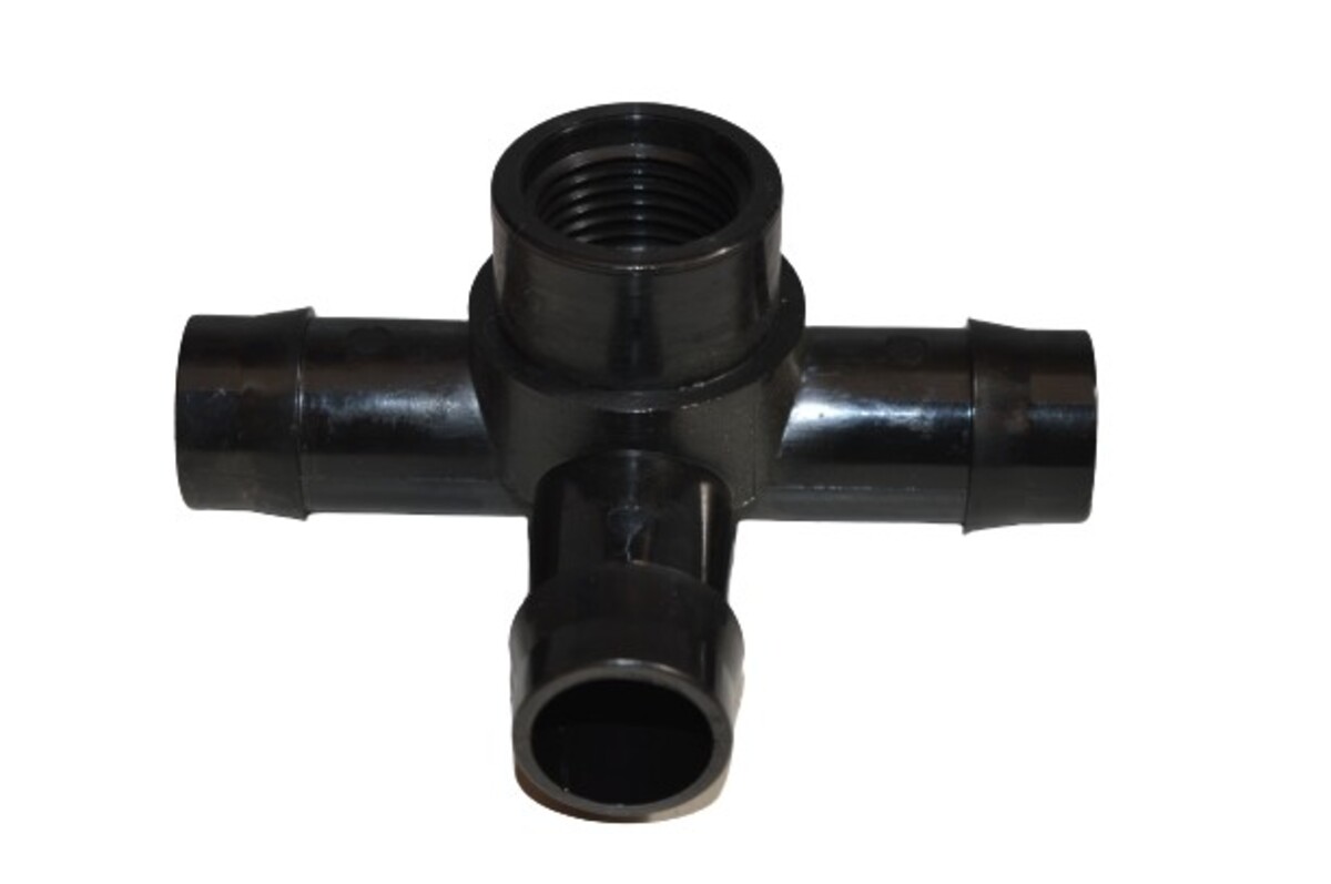 HR 19mm Side Outlet Tee with 15mm BSP Female Outlet