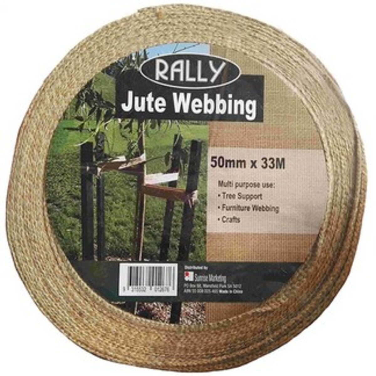 Rally Jute Webbing 50mm x 33m