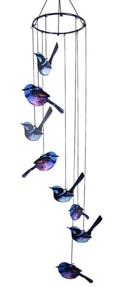 MM Blue Wren Wind Chime