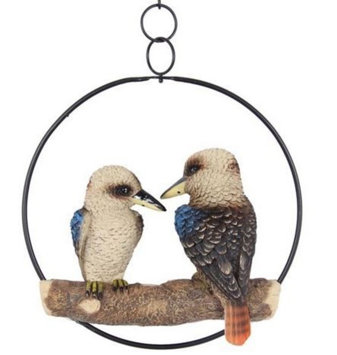 MM Realistic Twin Kookaburras in Ring 20cm