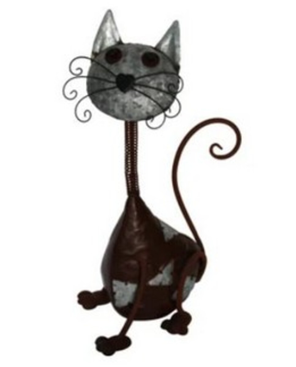 CL Cat Decor Metal Art Sculpture