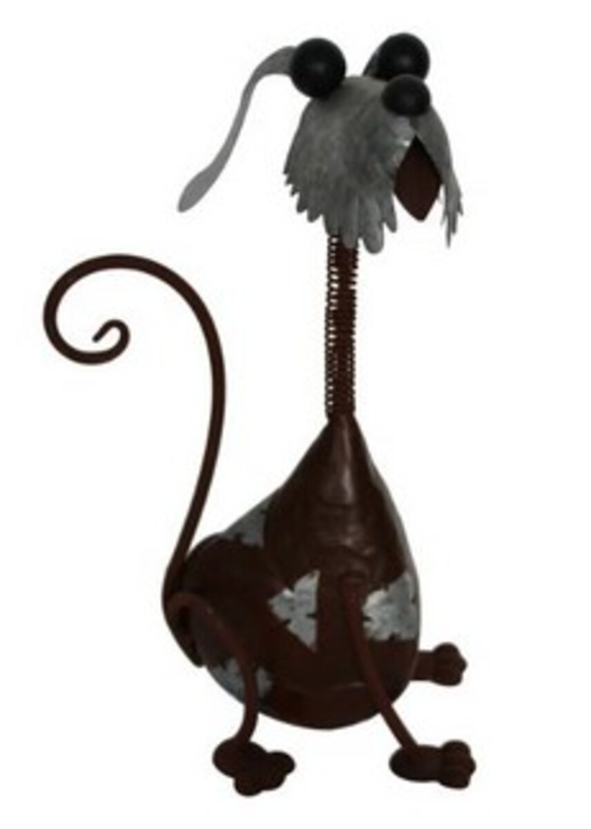 CL Dog Decor Metal Art Sculpture