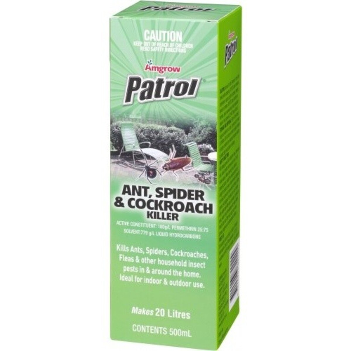 Amgrow Patrol - Ant, Spider & Cockroach 500ml Concentrate