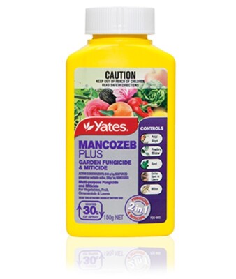 Yates Mancozeb Plus Fungicide & Miticide 150g
