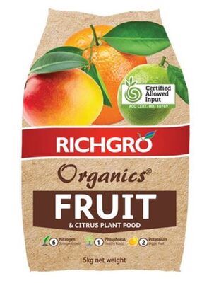 Richgro Organics Fruit & Citrus Plant Food 5kg