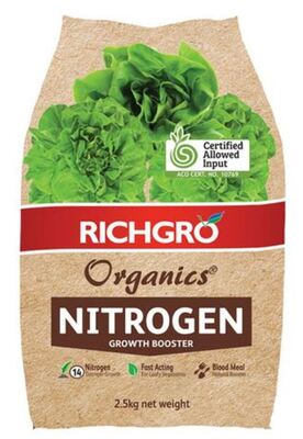 Richgro Organics Nitrogen Growth Booster 2.5kg