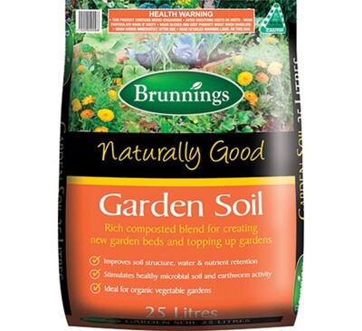 Brunnings Naturally Good - Garden Soil 25L