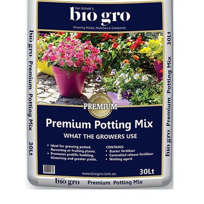 Bio Gro Premium Potting Mix 30L