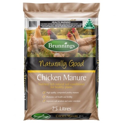 Brunnings - Naturally Good Chicken Manure 25L
