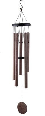 MM 5 Tube Wood Look Wind Chime