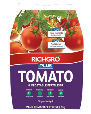 Richgro Plus Tomato & Vegetable Fertiliser 2.5kg