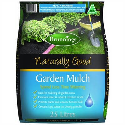 Brunnings Easy Wetta Garden Mulch 25L