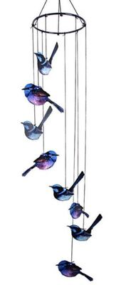 MM Blue Wren Wind Chime