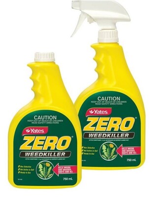 Yates Zero Weed Killer Twin Pack x2 750ml