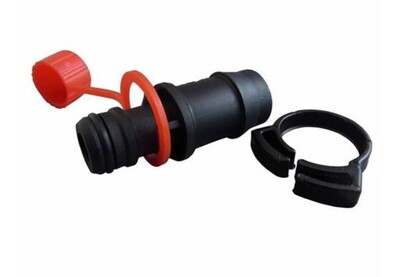 HR 13mm Barb to Snap On Connector with Bug Cap