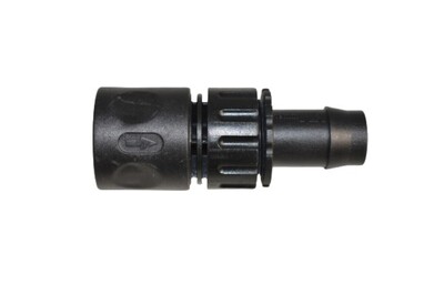 HR 19mm Poly Pipe to Snap On Hose Connector
