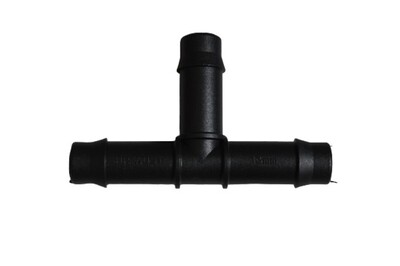 HR 13mm Barbed Tee Plain