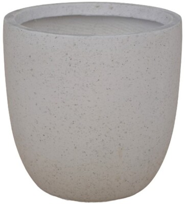 UL Asher Egg Pot - White Terrazzo - Large