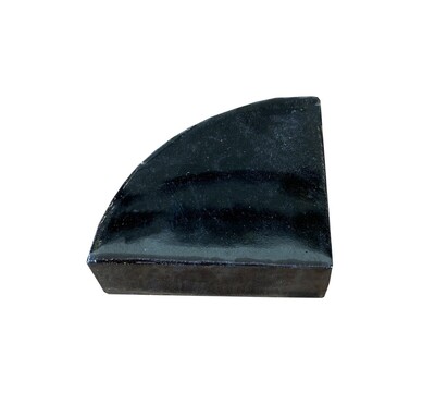 NC Pie Pot Feet - Glazed Black - 7cm