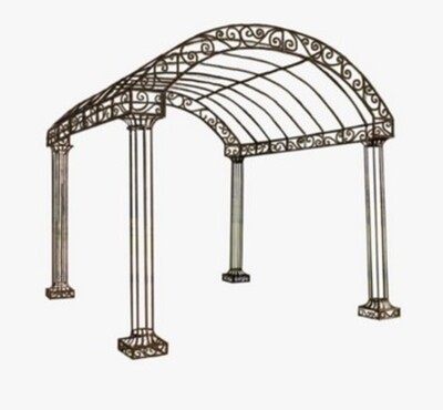 CL Garden Arch - Rust - 3m